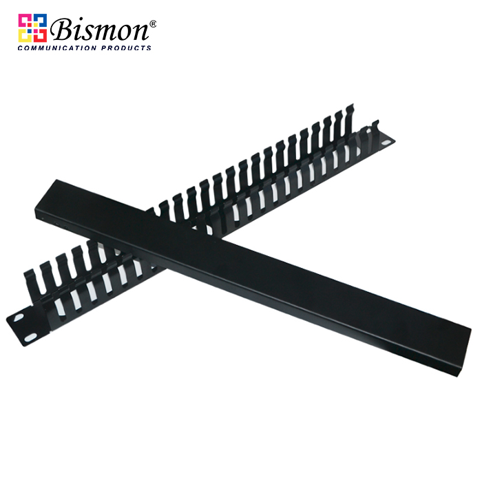 48 slot Cable Management Panel Black color